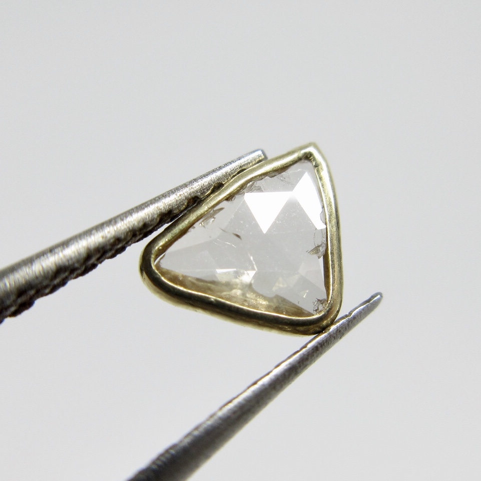ローズカットダイヤモンド（18Kフレーム）